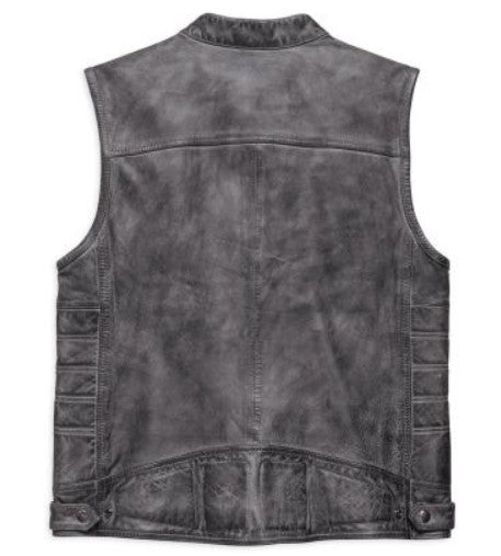 Harley Davidson Men's Distressed Leather Vest