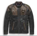 Men's H-D Triple Vent System Trostel Leather Jacket