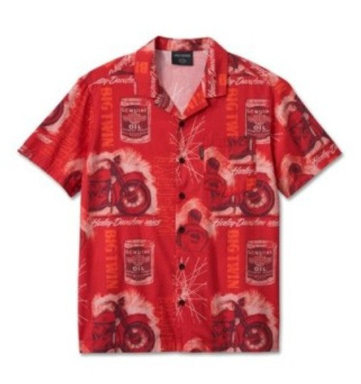 Camisa Harley Davidson tejida estampada Out West