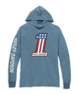 Harley-Davidson® Men's #1 Race Slub Jersey Hooded Graphic Tee