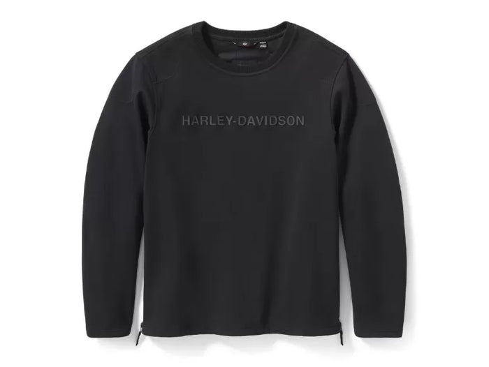 Harley-Davidson Men's Crew Deflector Pull Over Riding Fleece