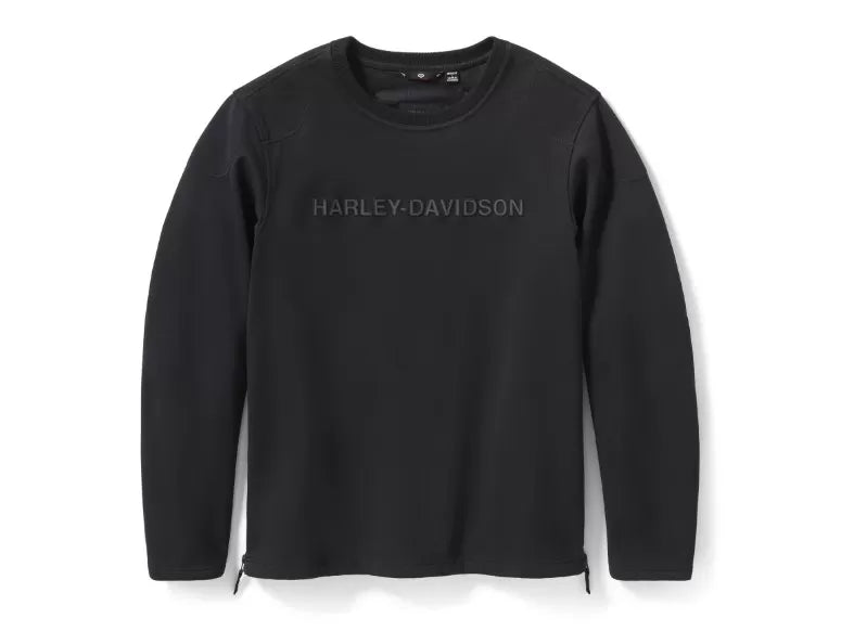 Harley-Davidson Men's Crew Deflector Pull Over Riding Fleece