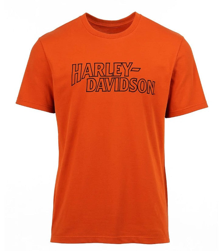 Harley-Davidson Men's Rally Racer Tee, Vintage Orange