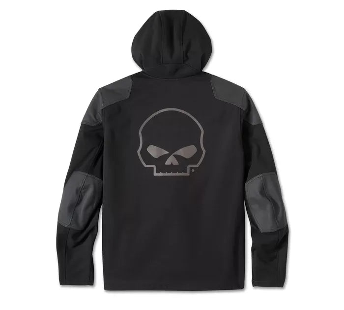 Harley-Davidson Willie G Skull Graphic Deflector 2.0 Hooded Riding Fleece