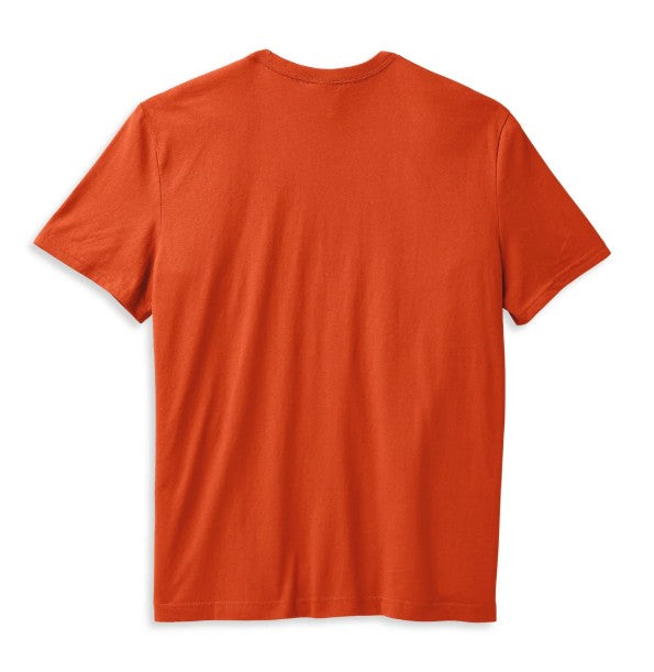 Harley-Davidson Men's Rally Racer Tee, Vintage Orange