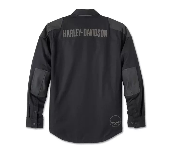 Harley-Davidson Willie G Skull Graphic Operative 2.0 Riding Shirt Jacket
