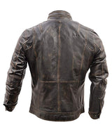 Men's Vintage Motorbike Leather Jacket