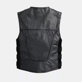 Leather Vest, Harley Davidson Leather Vest for Men