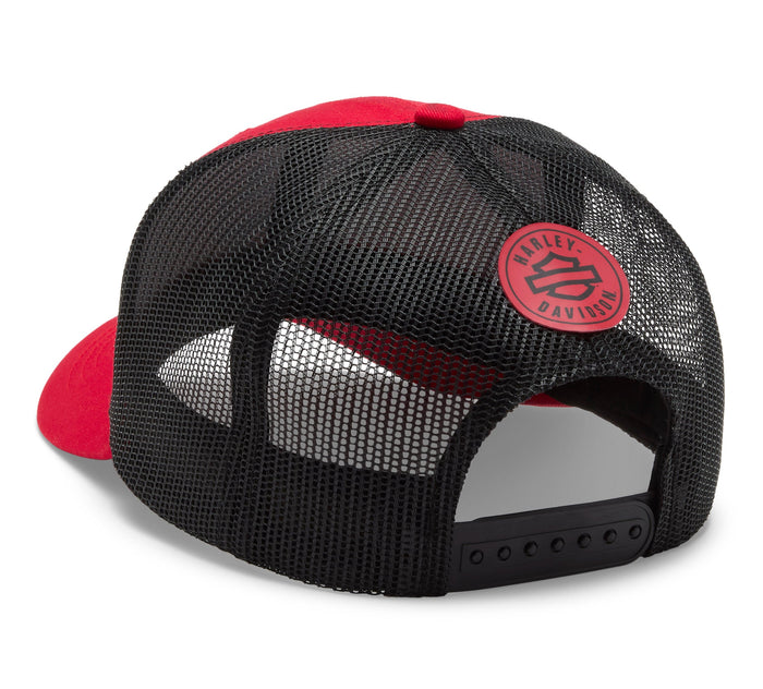Men's Logo Colorblock Adjustable Trucker Cap