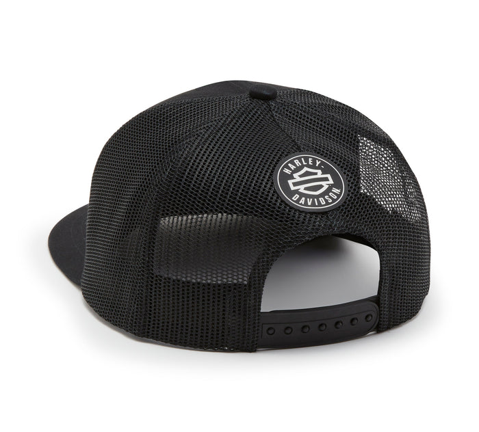 Men's Logo Colorblock Adjustable Trucker Cap