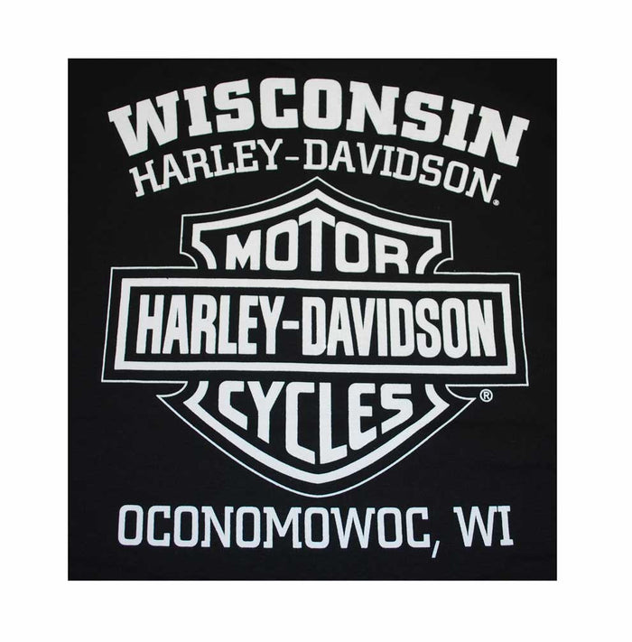 Harley-Davidson® Men's Knucklehead Engine Authentic T-Shirt Black