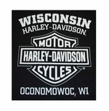 Harley-Davidson® Men's H-D Skull Badge Short Sleeve T-Shirt Black. 30298293