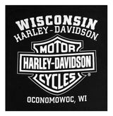 Harley-Davidson® Men's Camo Willie G Skull Pullover Fleece Sweatshirt, Black