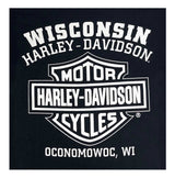 Harley-Davidson® Men's Varsity B&S Logo Pullover Fleece Sweatshirt, Black