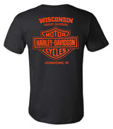 Harley-Davidson® Men's Skull Parts Crew-Neck Short Sleeve T-Shirt - Black
