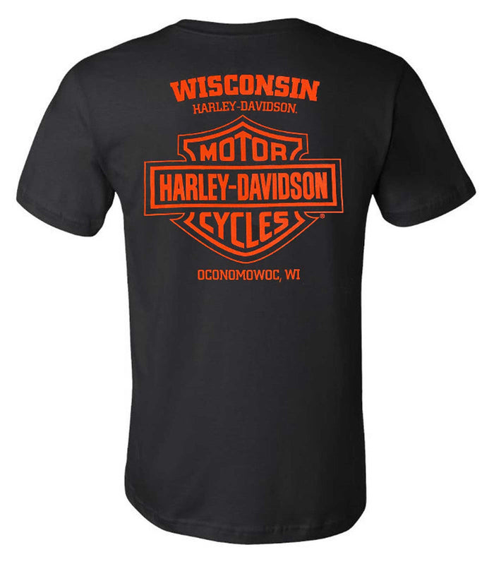 Harley-Davidson® Men's Skull Parts Crew-Neck Short Sleeve T-Shirt - Black