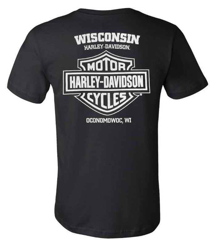 Harley-Davidson® Men's Catalyst Skull Short Sleeve Crew-Neck T-Shirt - Black