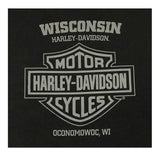 Harley-Davidson® Men's Crest Poly-Blend Crew-Neck Pullover Fleece Sweatshirt