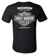 Harley-Davidson® Men's #1 Skull Crew Neck Short Sleeve T-Shirt - Black