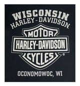 Harley-Davidson® Men's Corrosion Skull Short Sleeve Crew-Neck T-Shirt - Black