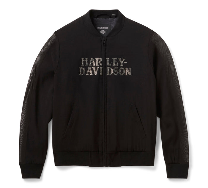 Women's Willie G Skull Bling Bomber