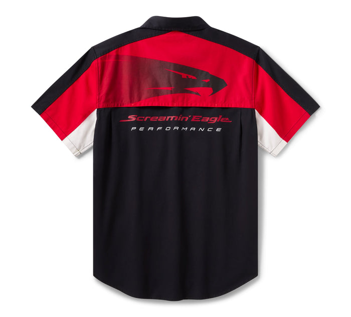 Men's Screamin' Eagle Vented Short Sleeve Mechanics Shirt