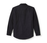 Men's Bar & Shield Solid Long Sleeve Shirt - Harley Black