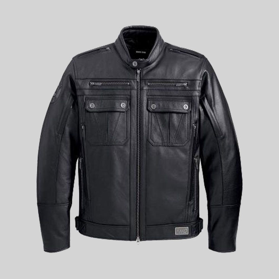 H-D Mens Crossroad Leather Jacket
