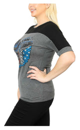 Harley-Davidson® Women's Over the Top Bling Retro Colorblocked Short Sleeve Tee