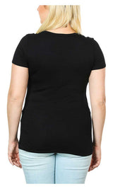 Harley-Davidson® Women's Air America Embellished Round Neck Short Sleeve Tee