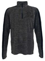 Harley-Davidson® Men's Screamin' Eagle 1/4-Zip Long Sleeve Pullover - Black