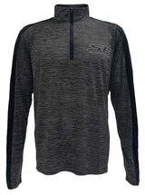 Harley-Davidson® Men's Screamin' Eagle Shadow 1/4-Zip Long Sleeve Pullover, Black