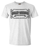 Harley-Davidson® Men's H-D MC Sign Label Performance Cotton Blend Tee, White