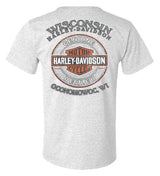 Harley-Davidson® Men's H-D MC Sign Label Performance Cotton Blend Tee, White