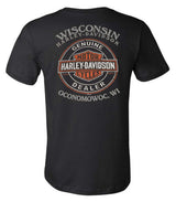 Harley-Davidson® Men's MC Sigil II Printed Graphic Cotton T-Shirt, Black
