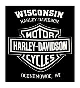 Harley-Davidson® Men's Classic White Bar & Shield Logo Sleeveless Tank, Black