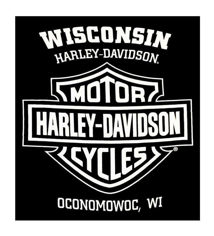Harley-Davidson® Men's Classic White Bar & Shield Logo Sleeveless Tank, Black