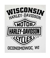 Harley-Davidson Men's Willie G Skull Tank Top, White Muscle T-Shirt 30296645