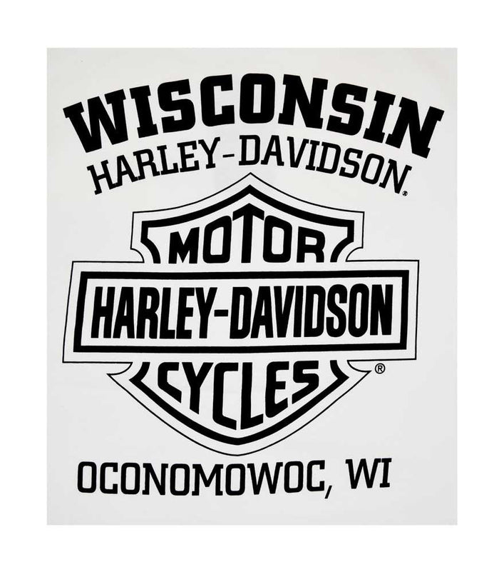 Harley-Davidson Men's Willie G Skull Tank Top, White Muscle T-Shirt 30296645